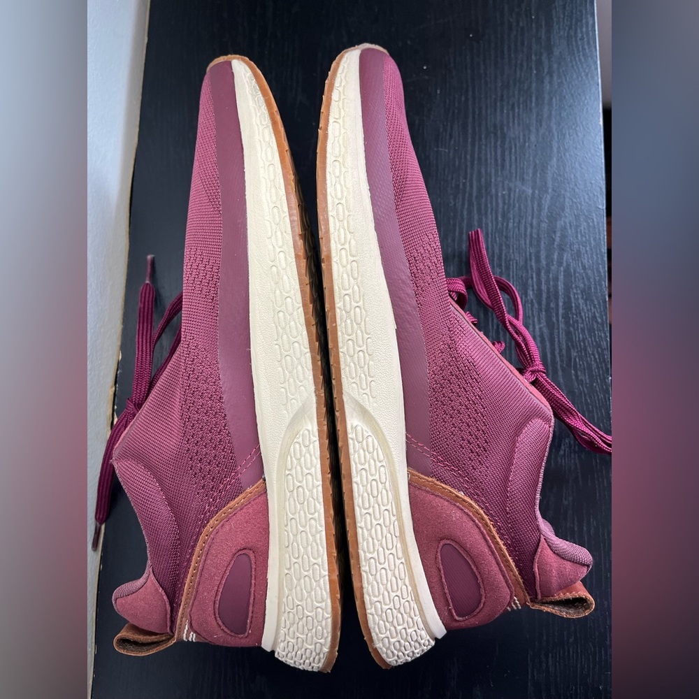 EUC LL Bean. Maroon Burgundy Stone Coast Comfort Shoe Sneakers. Size 11. - Picture 7 of 12